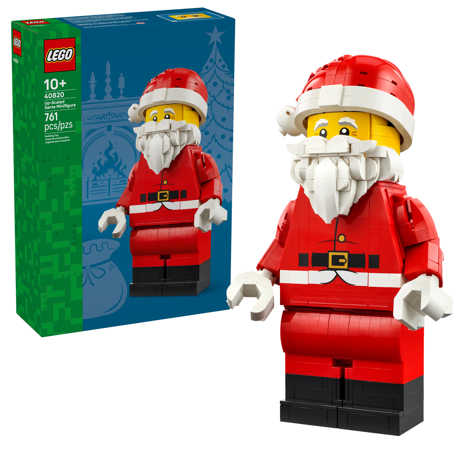Up-Scaled Santa Minifigure